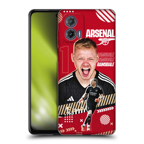 Arsenal FC 2023/24 First Team Aaron Ramsdale Soft Gel Case for Motorola Moto G73 5G