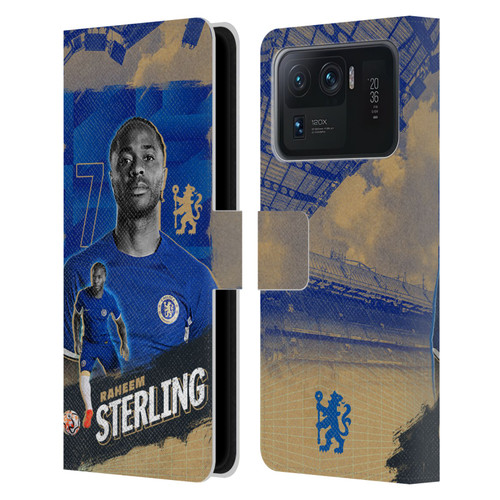 Chelsea Football Club 2023/24 First Team Raheem Sterling Leather Book Wallet Case Cover For Xiaomi Mi 11 Ultra