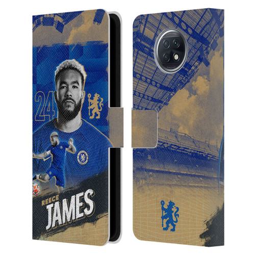 Chelsea Football Club 2023/24 First Team Reece James Leather Book Wallet Case Cover For Xiaomi Redmi Note 9T 5G