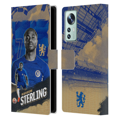 Chelsea Football Club 2023/24 First Team Raheem Sterling Leather Book Wallet Case Cover For Xiaomi 12