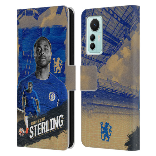 Chelsea Football Club 2023/24 First Team Raheem Sterling Leather Book Wallet Case Cover For Xiaomi 12 Lite