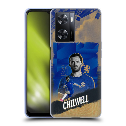 Chelsea Football Club 2023/24 First Team Ben Chilwell Soft Gel Case for OPPO A57s