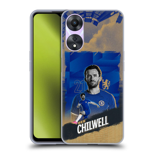 Chelsea Football Club 2023/24 First Team Ben Chilwell Soft Gel Case for OPPO A78 4G