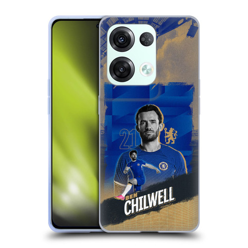 Chelsea Football Club 2023/24 First Team Ben Chilwell Soft Gel Case for OPPO Reno8 Pro