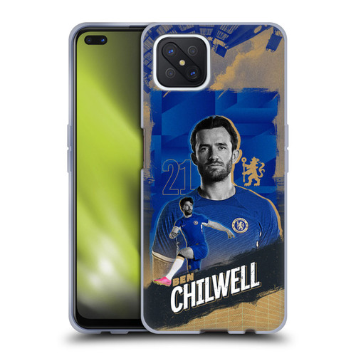 Chelsea Football Club 2023/24 First Team Ben Chilwell Soft Gel Case for OPPO Reno4 Z 5G