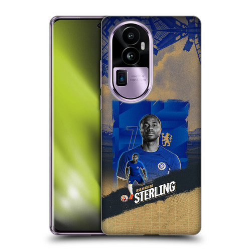 Chelsea Football Club 2023/24 First Team Raheem Sterling Soft Gel Case for OPPO Reno10 Pro+