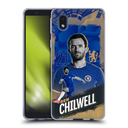Chelsea Football Club 2023/24 First Team Ben Chilwell Soft Gel Case for Samsung Galaxy A01 Core (2020)