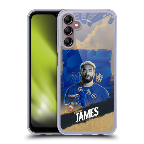 Chelsea Football Club 2023/24 First Team Reece James Soft Gel Case for Samsung Galaxy A14 5G