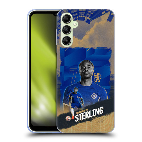 Chelsea Football Club 2023/24 First Team Raheem Sterling Soft Gel Case for Samsung Galaxy A14 5G