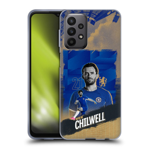 Chelsea Football Club 2023/24 First Team Ben Chilwell Soft Gel Case for Samsung Galaxy A23 / 5G (2022)