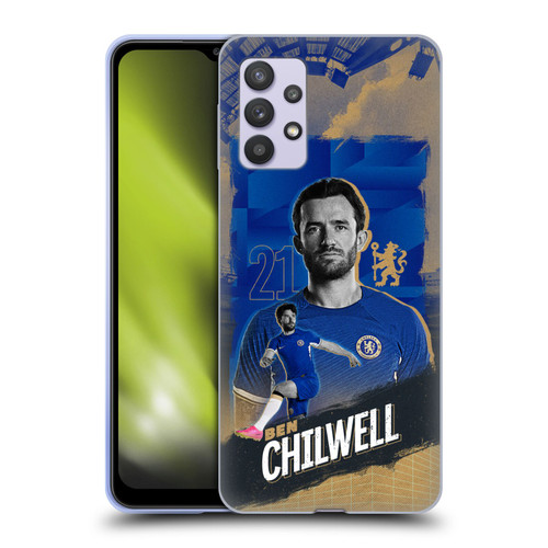 Chelsea Football Club 2023/24 First Team Ben Chilwell Soft Gel Case for Samsung Galaxy A32 5G / M32 5G (2021)