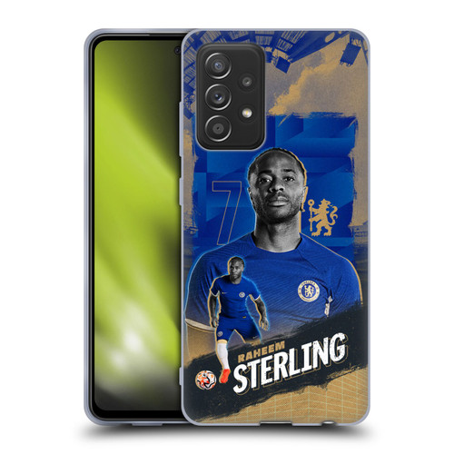 Chelsea Football Club 2023/24 First Team Raheem Sterling Soft Gel Case for Samsung Galaxy A52 / A52s / 5G (2021)