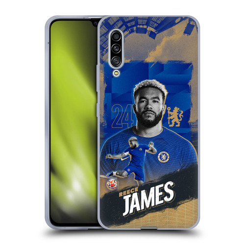 Chelsea Football Club 2023/24 First Team Reece James Soft Gel Case for Samsung Galaxy A90 5G (2019)