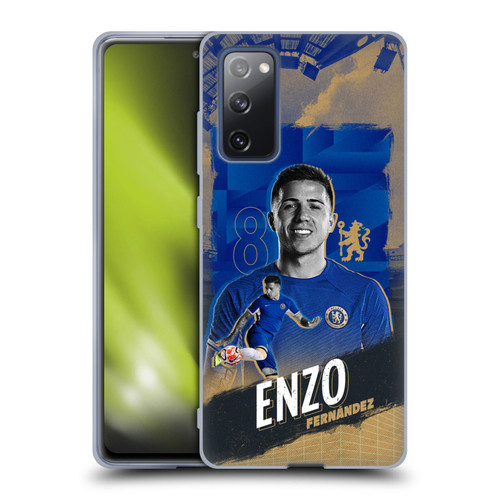 Chelsea Football Club 2023/24 First Team Enzo Fernández Soft Gel Case for Samsung Galaxy S20 FE / 5G
