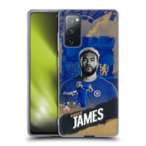 Chelsea Football Club 2023/24 First Team Reece James Soft Gel Case for Samsung Galaxy S20 FE / 5G