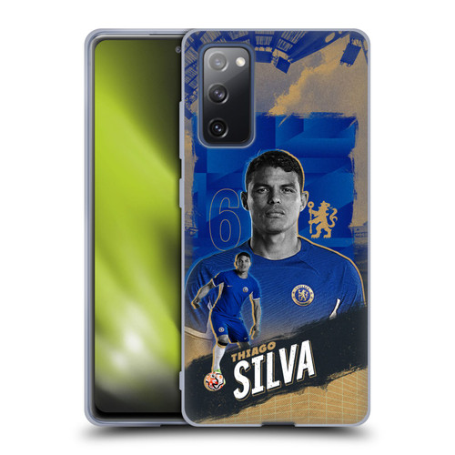 Chelsea Football Club 2023/24 First Team Thiago Silva Soft Gel Case for Samsung Galaxy S20 FE / 5G