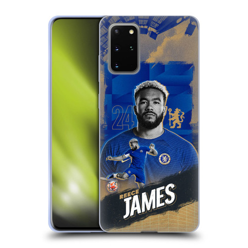 Chelsea Football Club 2023/24 First Team Reece James Soft Gel Case for Samsung Galaxy S20+ / S20+ 5G