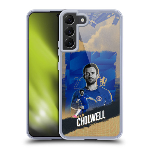 Chelsea Football Club 2023/24 First Team Ben Chilwell Soft Gel Case for Samsung Galaxy S22+ 5G