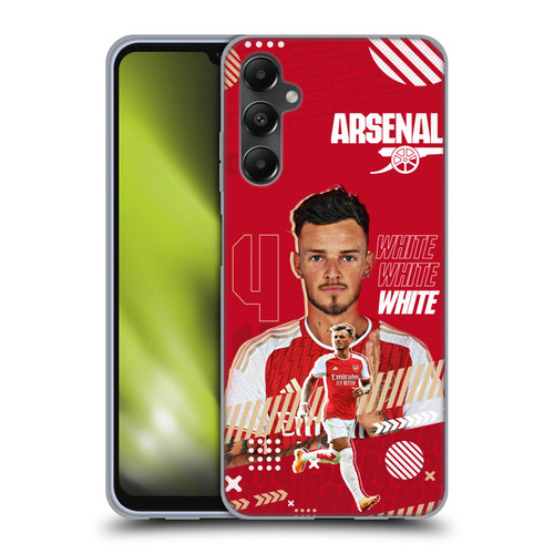 Arsenal FC 2023/24 First Team Ben White Soft Gel Case for Samsung Galaxy A05s