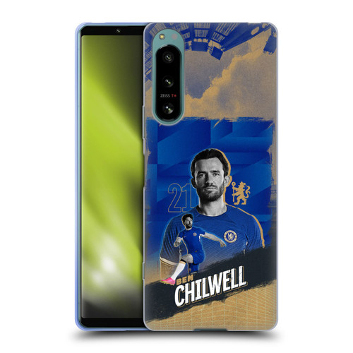 Chelsea Football Club 2023/24 First Team Ben Chilwell Soft Gel Case for Sony Xperia 5 IV