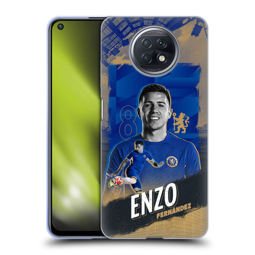 Chelsea Football Club 2023/24 First Team Enzo Fernández Soft Gel Case for Xiaomi Redmi Note 9T 5G