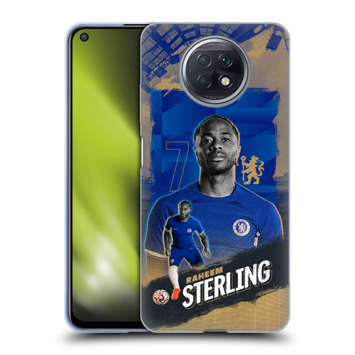 Chelsea Football Club 2023/24 First Team Raheem Sterling Soft Gel Case for Xiaomi Redmi Note 9T 5G