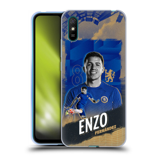 Chelsea Football Club 2023/24 First Team Enzo Fernández Soft Gel Case for Xiaomi Redmi 9A / Redmi 9AT