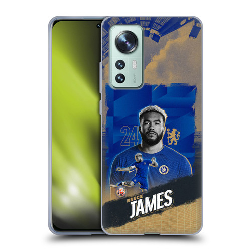 Chelsea Football Club 2023/24 First Team Reece James Soft Gel Case for Xiaomi 12