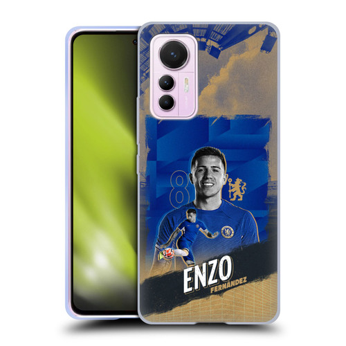 Chelsea Football Club 2023/24 First Team Enzo Fernández Soft Gel Case for Xiaomi 12 Lite