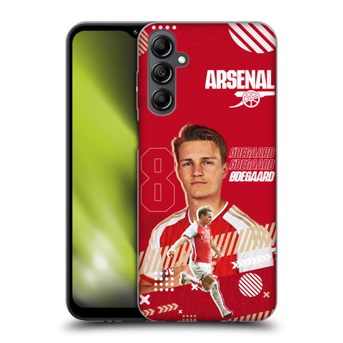 Arsenal FC 2023/24 First Team Martin Ødegaard Soft Gel Case for Samsung Galaxy M14 5G