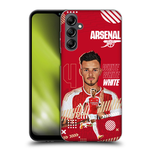 Arsenal FC 2023/24 First Team Ben White Soft Gel Case for Samsung Galaxy M14 5G