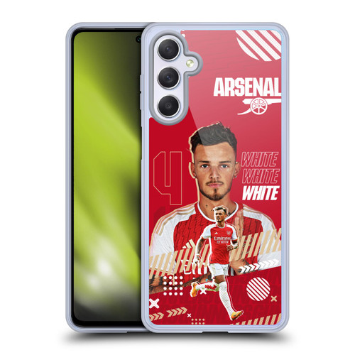 Arsenal FC 2023/24 First Team Ben White Soft Gel Case for Samsung Galaxy M54 5G