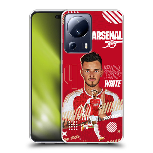 Arsenal FC 2023/24 First Team Ben White Soft Gel Case for Xiaomi 13 Lite 5G