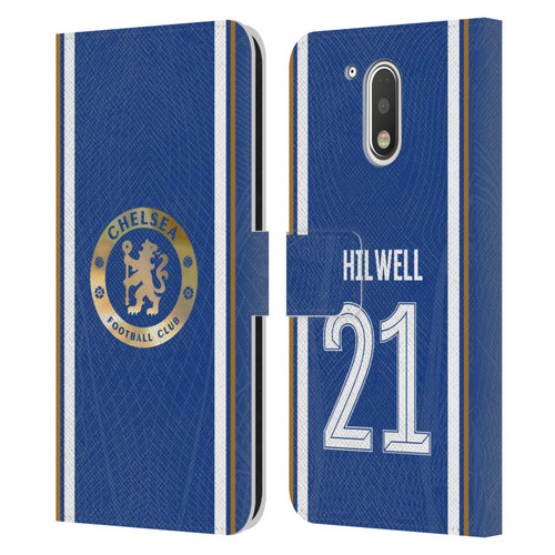 Chelsea Football Club 2023/24 Players Home Kit Ben Chilwell Leather Book Wallet Case Cover For Motorola Moto G41