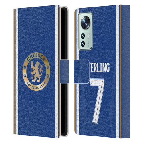 Chelsea Football Club 2023/24 Players Home Kit Raheem Sterling Leather Book Wallet Case Cover For Xiaomi 12