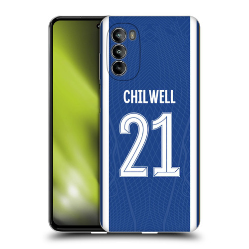Chelsea Football Club 2023/24 Players Home Kit Ben Chilwell Soft Gel Case for Motorola Moto G82 5G