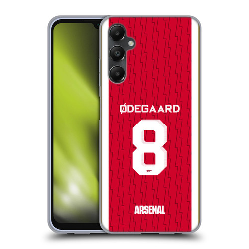 Arsenal FC 2023/24 Players Home Kit Martin Ødegaard Soft Gel Case for Samsung Galaxy A05s