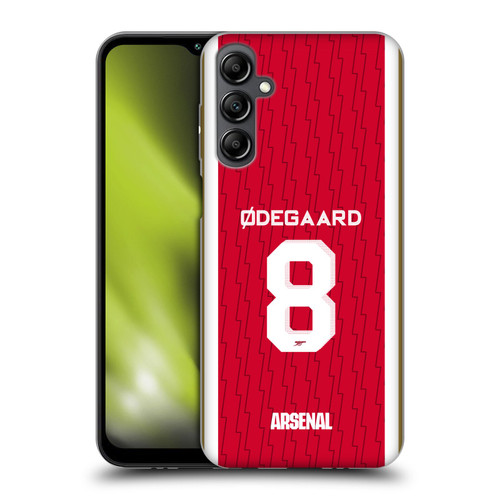 Arsenal FC 2023/24 Players Home Kit Martin Ødegaard Soft Gel Case for Samsung Galaxy M14 5G