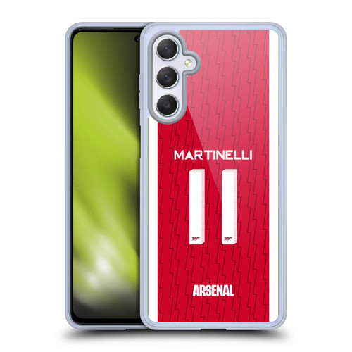 Arsenal FC 2023/24 Players Home Kit Gabriel Soft Gel Case for Samsung Galaxy M54 5G