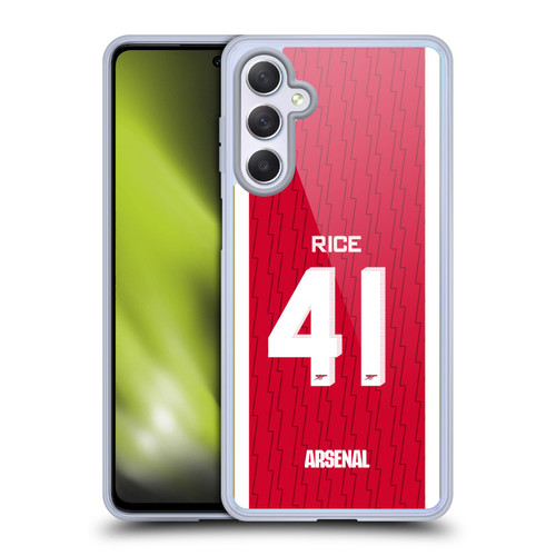 Arsenal FC 2023/24 Players Home Kit Declan Rice Soft Gel Case for Samsung Galaxy M54 5G