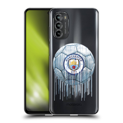 Manchester City Man City FC Drip Art Logo Soft Gel Case for Motorola Moto G82 5G