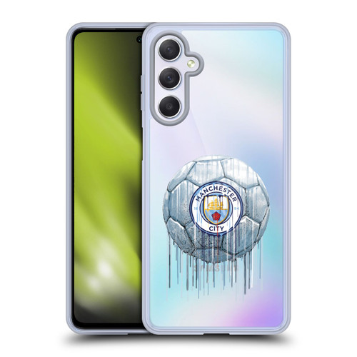 Manchester City Man City FC Drip Art Logo Soft Gel Case for Samsung Galaxy M54 5G