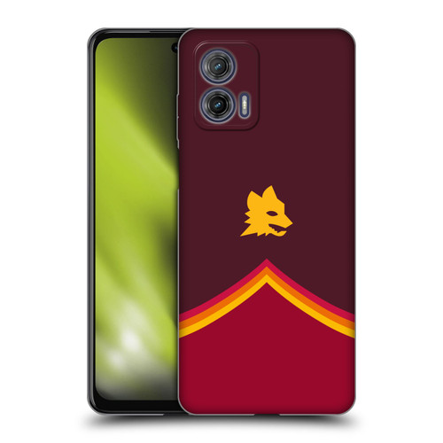 AS Roma Crest Graphics Wolf Soft Gel Case for Motorola Moto G73 5G