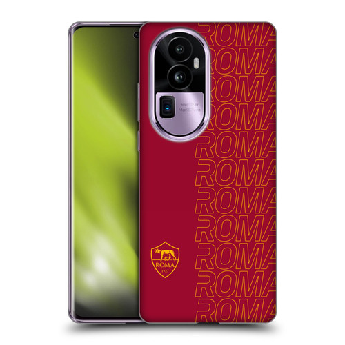 AS Roma Crest Graphics Echo Soft Gel Case for OPPO Reno10 Pro+
