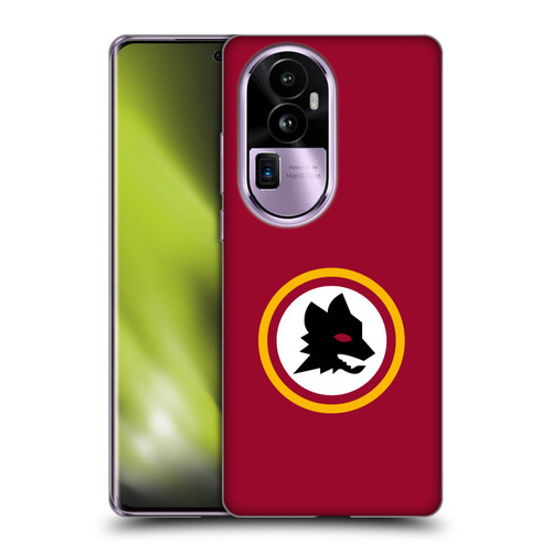 AS Roma Crest Graphics Wolf Circle Soft Gel Case for OPPO Reno10 Pro+
