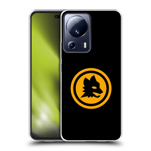 AS Roma Crest Graphics Black And Gold Soft Gel Case for Xiaomi 13 Lite 5G