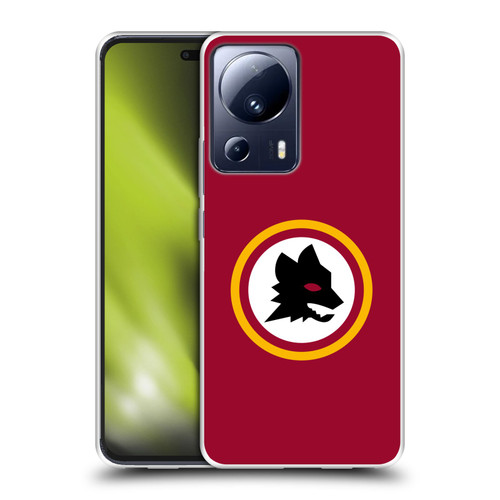 AS Roma Crest Graphics Wolf Circle Soft Gel Case for Xiaomi 13 Lite 5G
