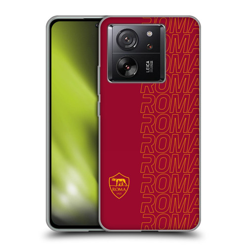 AS Roma Crest Graphics Echo Soft Gel Case for Xiaomi 13T 5G / 13T Pro 5G