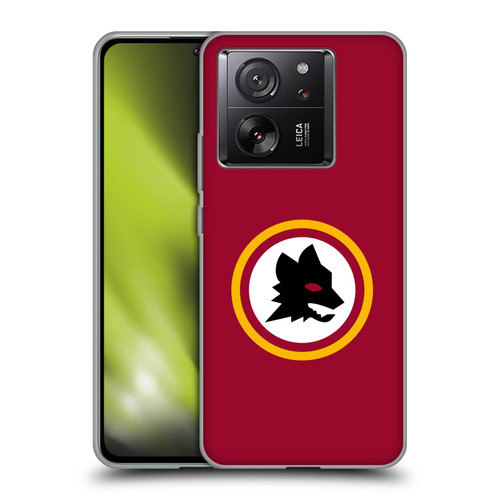AS Roma Crest Graphics Wolf Circle Soft Gel Case for Xiaomi 13T 5G / 13T Pro 5G