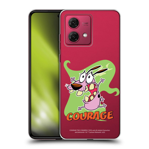 Courage The Cowardly Dog Graphics Character Art Soft Gel Case for Motorola Moto G84 5G